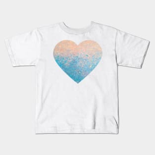 Coloful heart art Kids T-Shirt